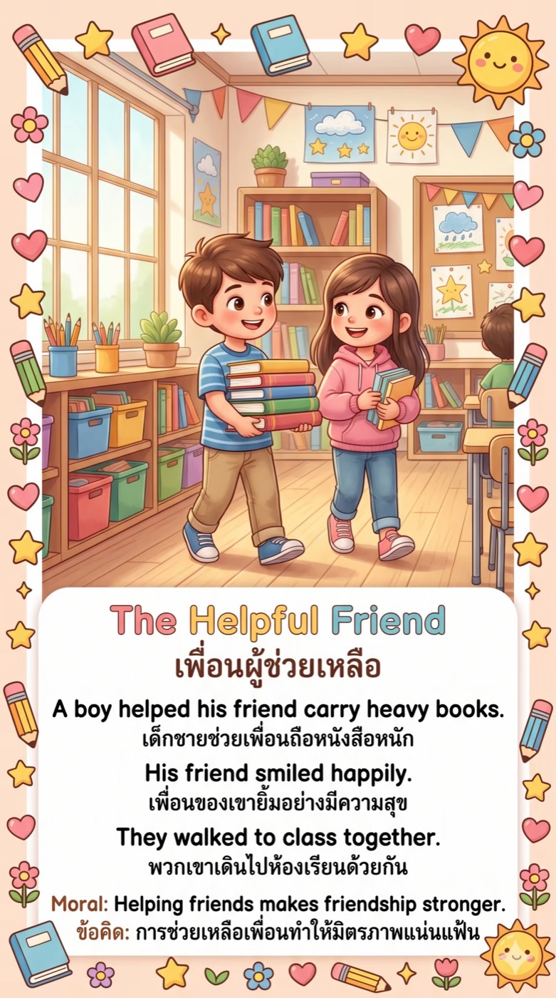 เรื่อง The Helpful Friend